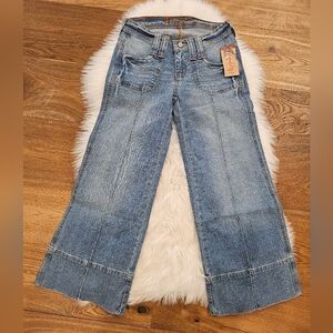 NWT Vintage Low Rise Wide Leg Capris